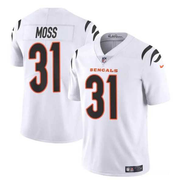Youth Cincinnati Bengals #31 Zack Moss White Vapor Untouchable Limited Stitched Jersey Dzhi->youth nfl jersey->Youth Jersey